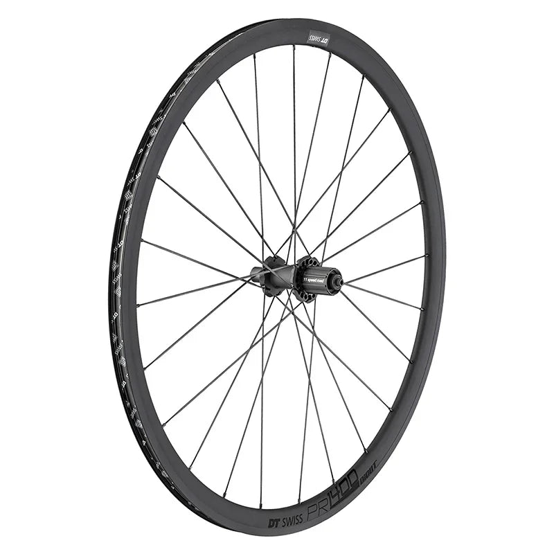 PR 1400 DICUT OXiC Rear Wheel - 700 QR x 130mm Rim Brake HG 11 BLK 32mm - Bicycle Warehouse