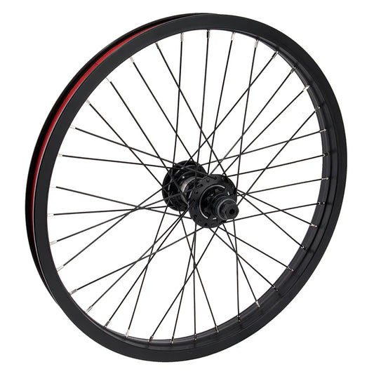 Quadrant Rear Wheel - 20" 14 x 110mm Rim Brake Freecoaster RHD Black - Bicycle Warehouse