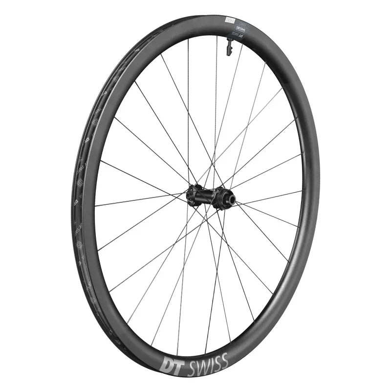 CRC 1400 Spline 35 Front Wheel - 700 12 x 100mm Center-Lock Black - Bicycle Warehouse