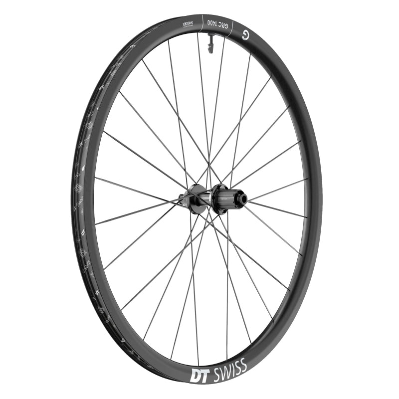 GRC 1400 DICUT 30 Rear Wheel - 650b 12 x 142mm Center-Lock HG 11 Road Ratchet EXP 36 BLK - Bicycle Warehouse