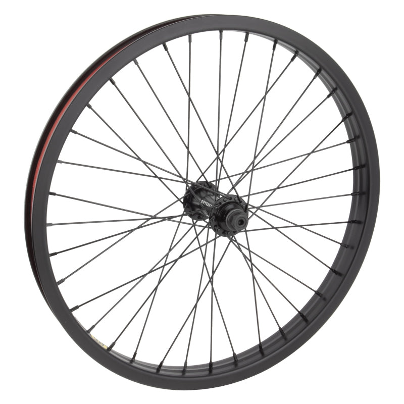 Stage-2 Front Wheel - 20" 3/8" x 100mm Rim Brake Black - Bicycle Warehouse