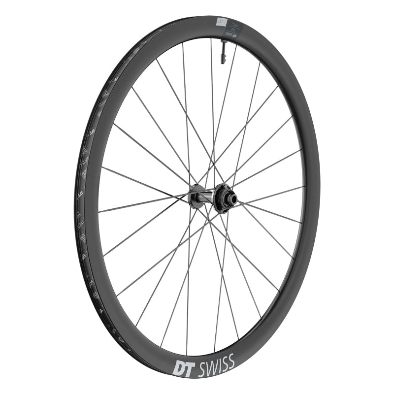 ARC 1400 DiCut 38 Front Wheel - 700 12 x100mm Center-Lock Black - Bicycle Warehouse