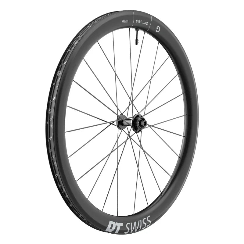 GRC 1400 DICUT 50 Front Wheel - 700c 12 x 100mm Center-Lock Black - Bicycle Warehouse