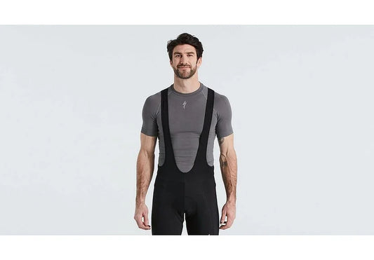 Specialized seamless baselayer ss men grey s/m - Bicycle Warehouse
