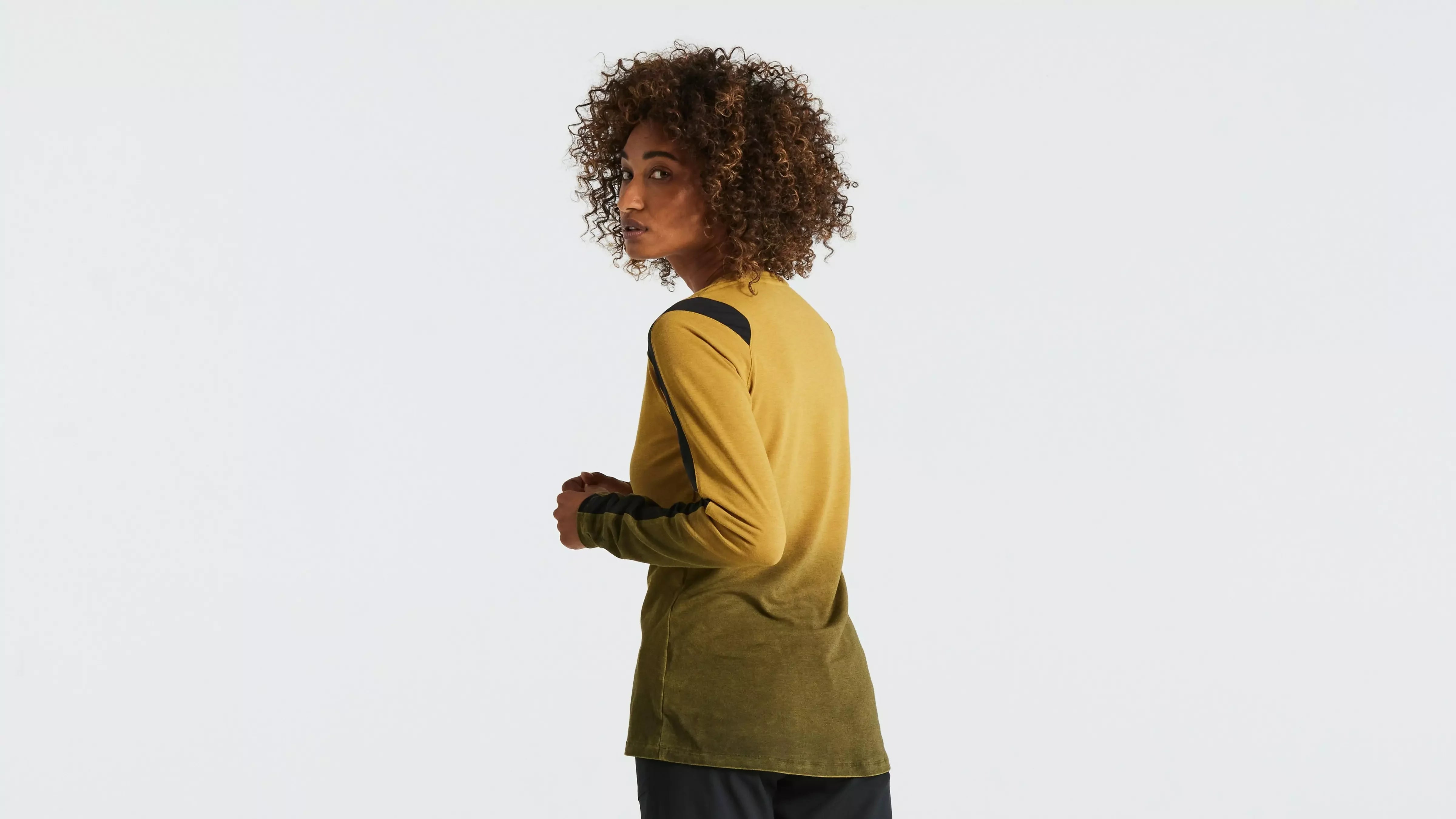 Specialized Women's Trail Long Sleeve Jersey - Gold - Bicycle Warehouse