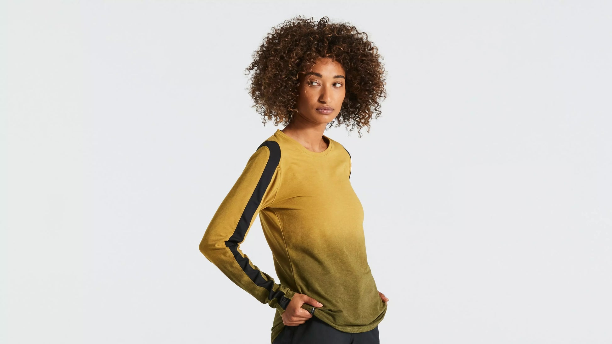 Specialized Women's Trail Long Sleeve Jersey - Gold - Bicycle Warehouse