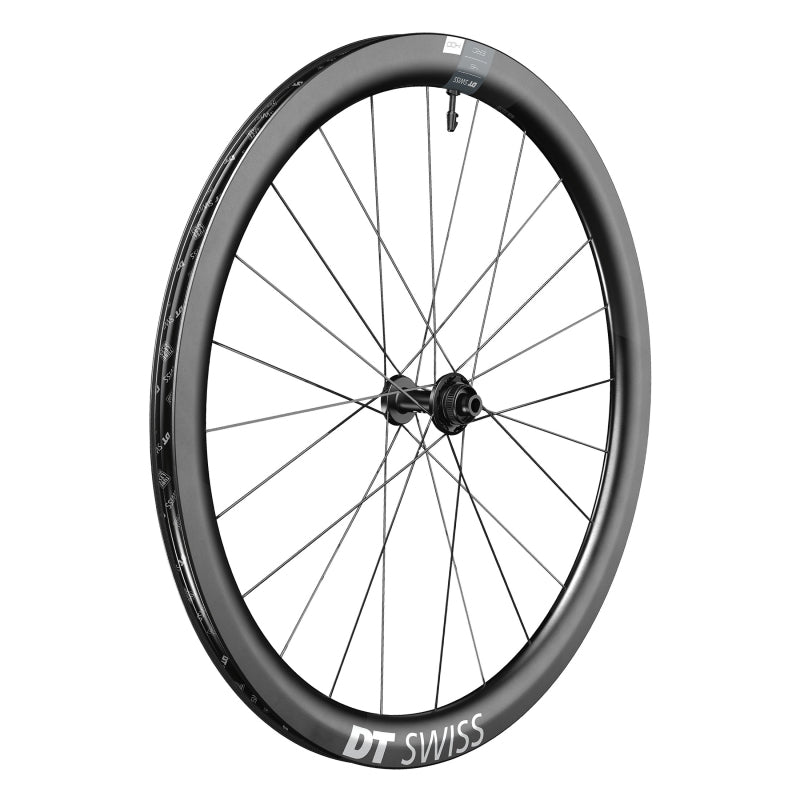 ERC 1400 DiCut 45 Front Wheel - 700c 12 x 100mm Center-Lock Black - Bicycle Warehouse
