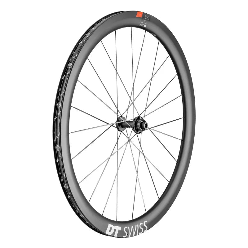 ERC 1100 DiCut 45 Front Wheel - 700c 12 x 100mm Center-Lock Black - Bicycle Warehouse