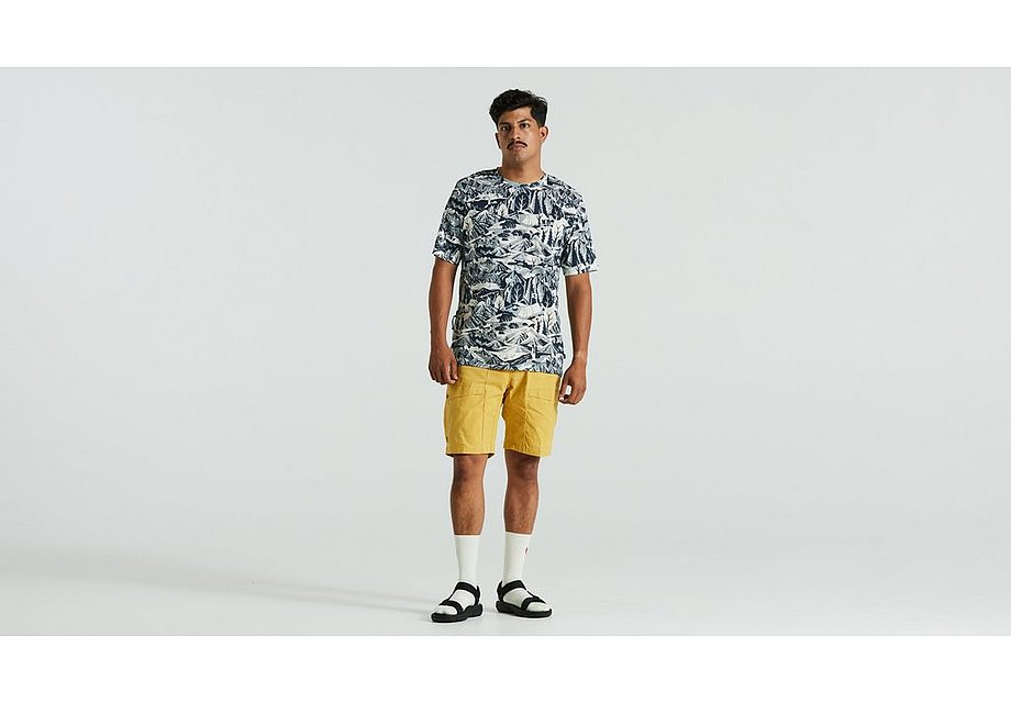 Specialized s/f riders hybrid short men ochre 34 - Bicycle Warehouse