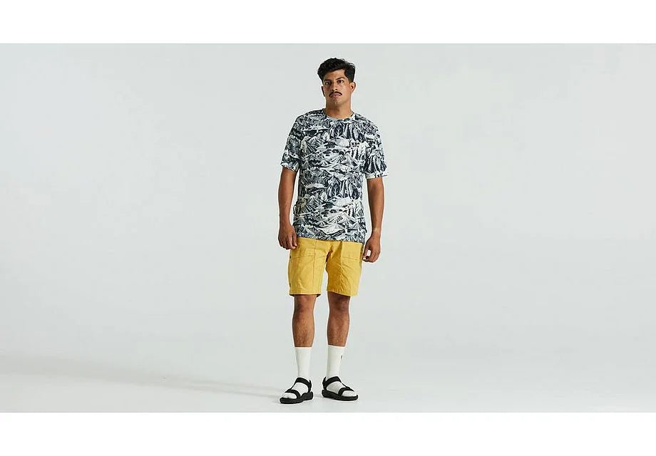 Specialized s/f riders hybrid short men ochre 36 - Bicycle Warehouse