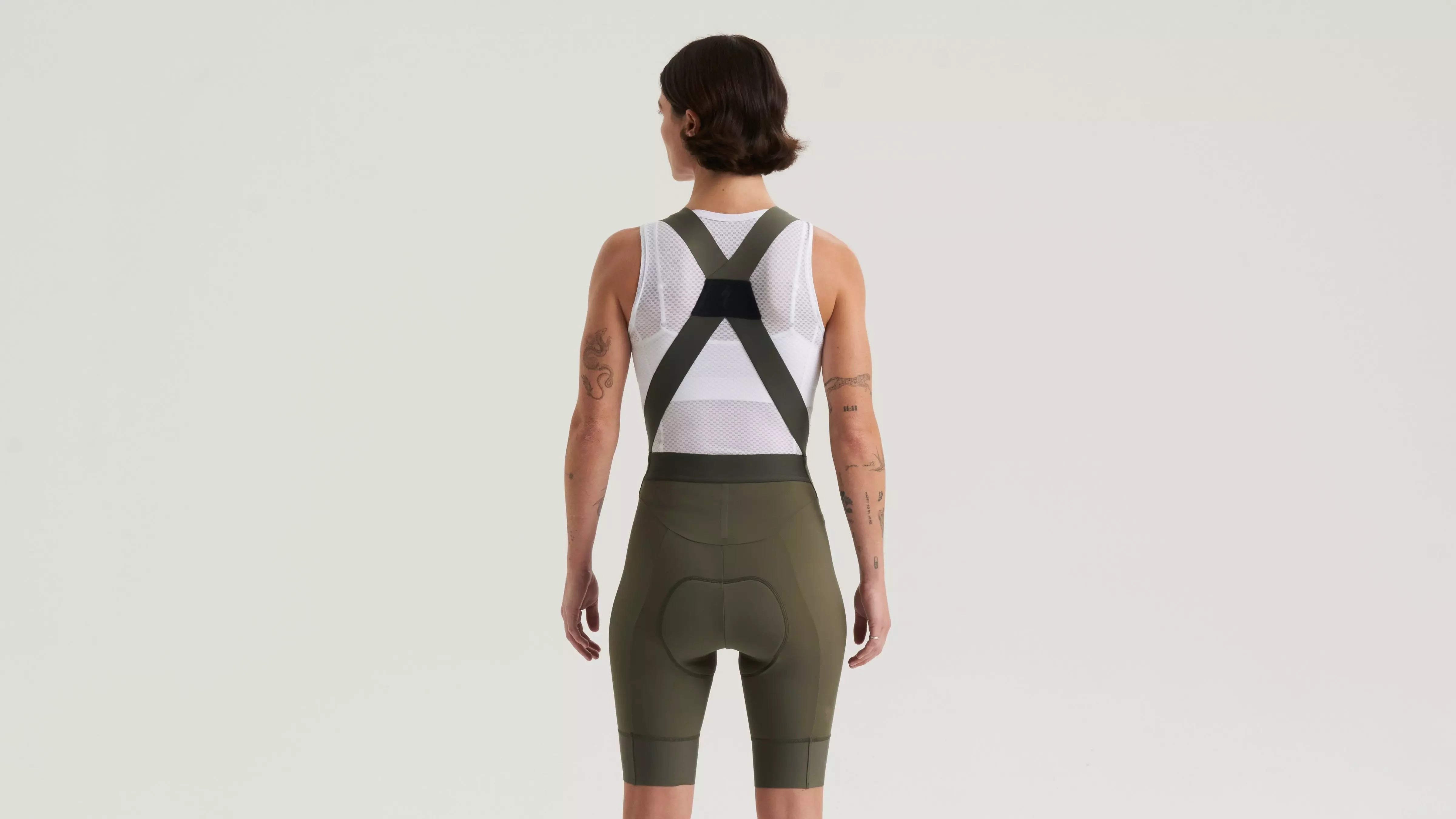 Specialized Women's Prime Bib Shorts - Oak Green - Bicycle Warehouse