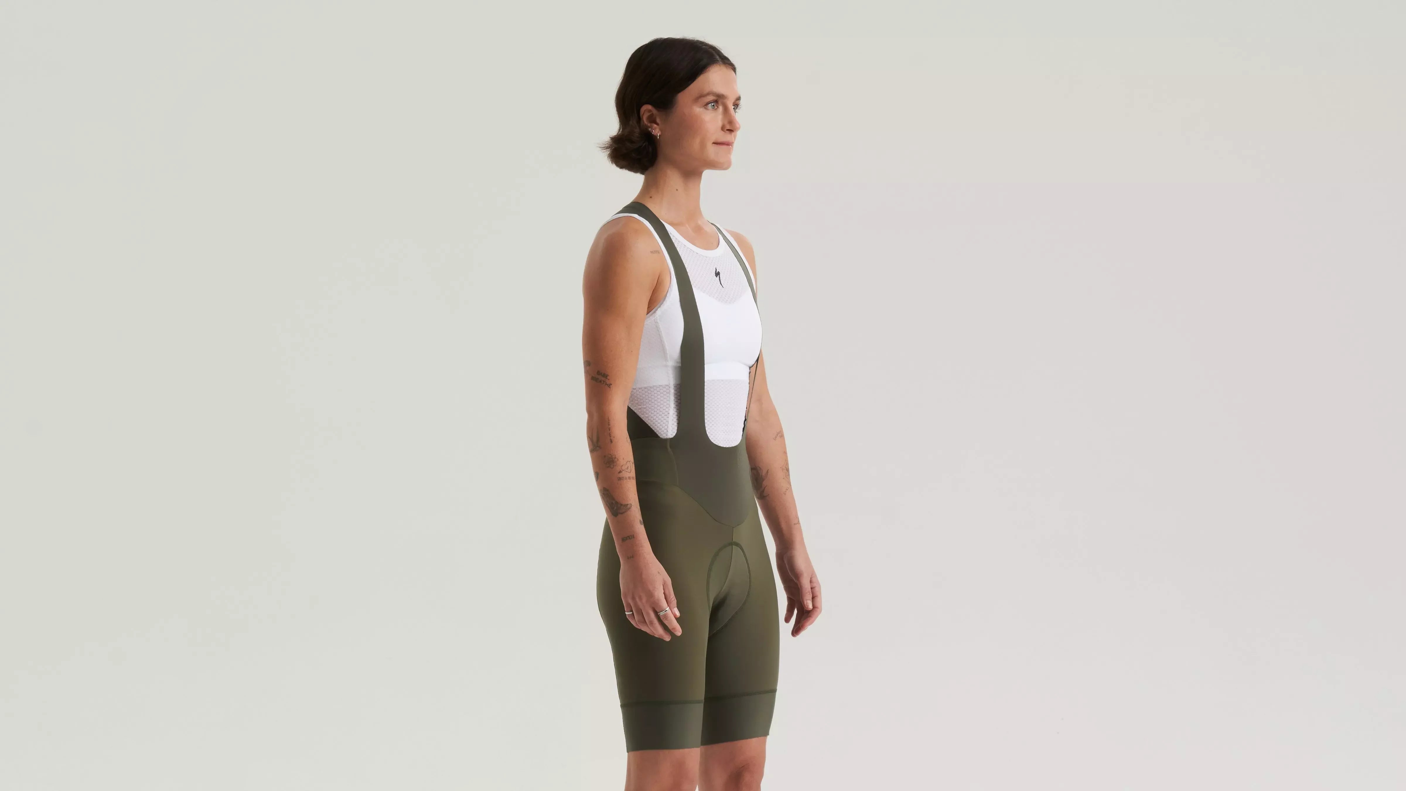 Specialized Women's Prime Bib Shorts - Oak Green - Bicycle Warehouse