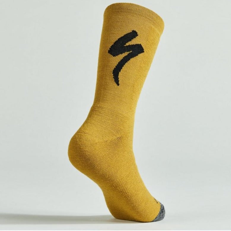 Specialized Merino Deep Winter Tall Logo Socks - Socks - Bicycle Warehouse