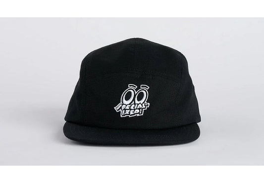 Specialized eyes graphic 5 panel camper hat yth black osfa - Bicycle Warehouse