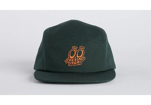 Specialized eyes graphic 5 panel camper hat yth forest green osfa - Bicycle Warehouse
