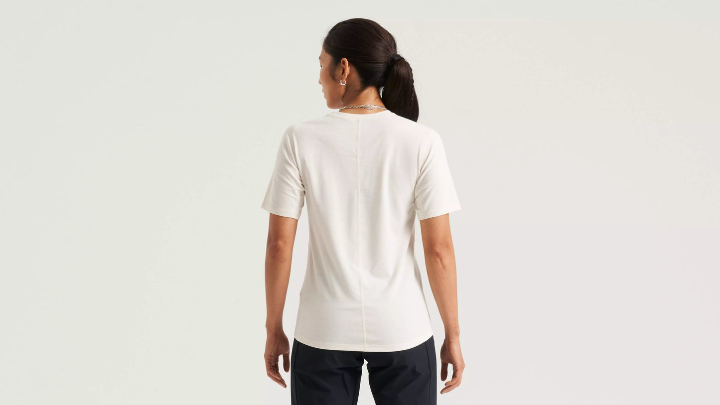 Women's Traction Tee - Birch White
