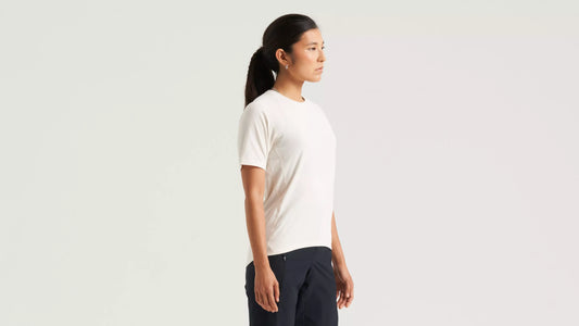 Specialized Women's Traction Tee - Birch White - Bicycle Warehouse