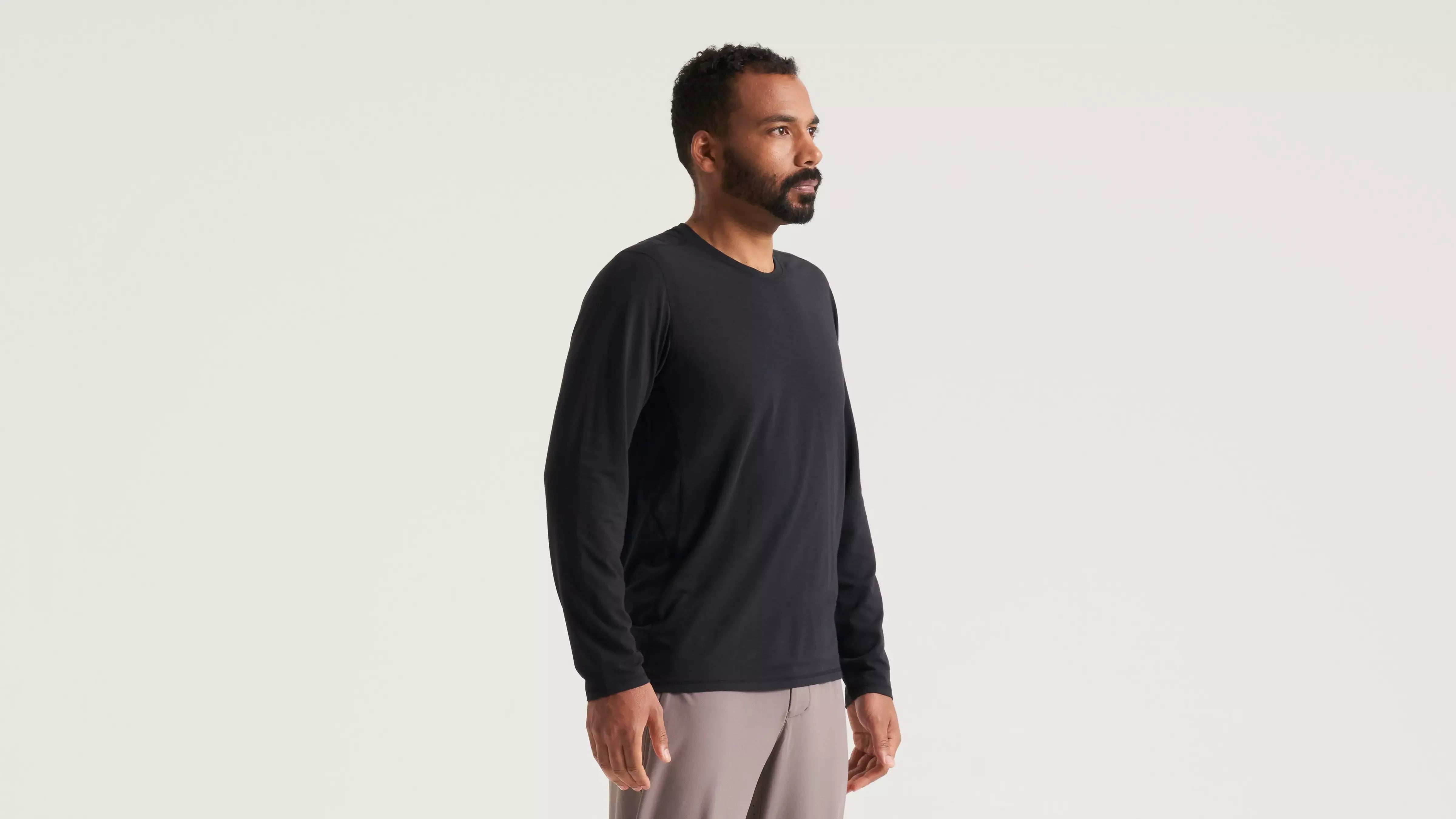 Specialized Men's Traction Long Sleeve Tee - Black - Bicycle Warehouse