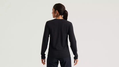Women's Traction Long Sleeve Tee - Black