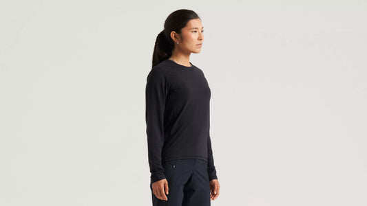 Specialized Women's Traction Long Sleeve Tee - Black - Bicycle Warehouse