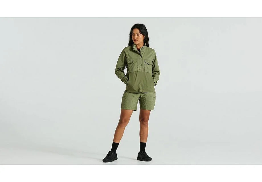 Specialized s/f räven anorak wmn jacket green xs - Bicycle Warehouse