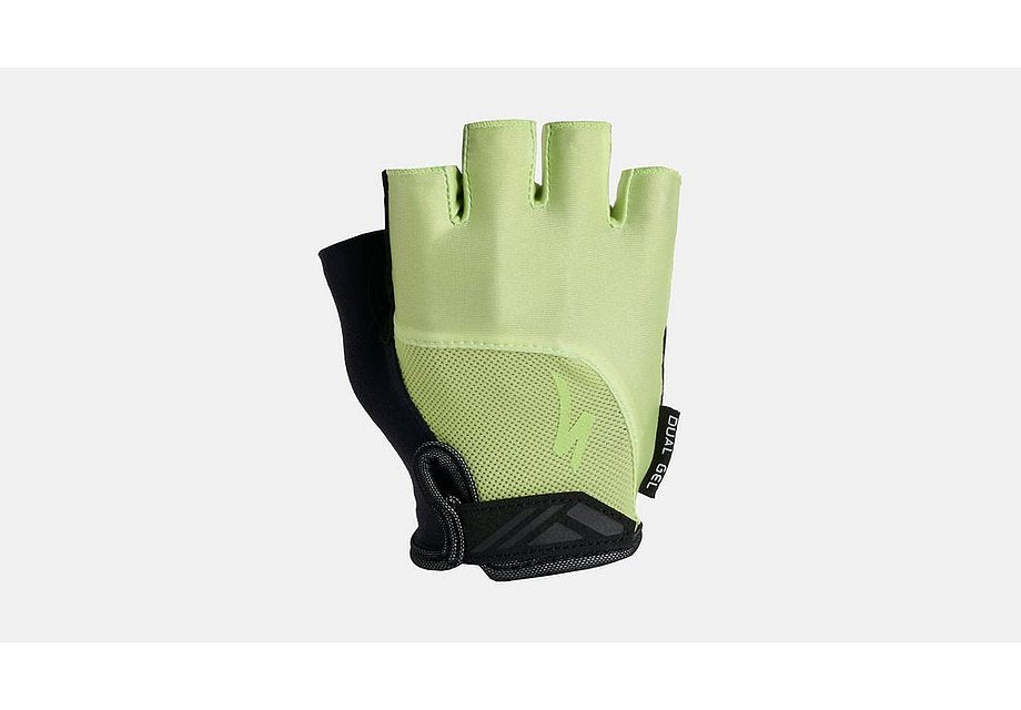 Specialized bg dual gel glove sf wmn limestone s - Bicycle Warehouse