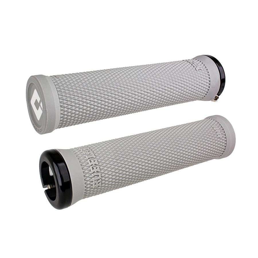 Ruffian v2.1 Lock-On Grips - Gray - Bicycle Warehouse