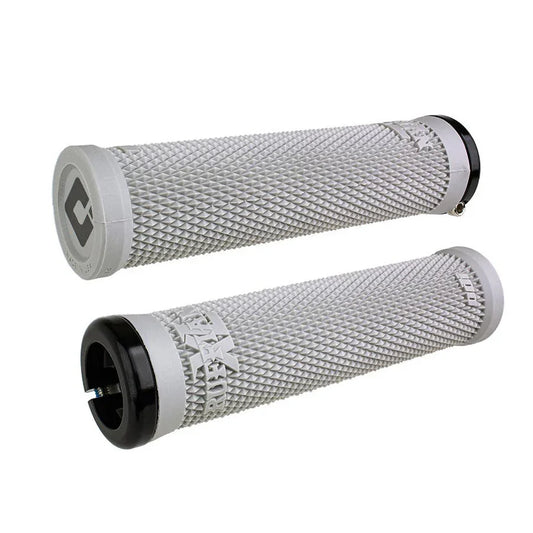 Ruffian XL v2.1 Lock-On Grips - Gray - Bicycle Warehouse