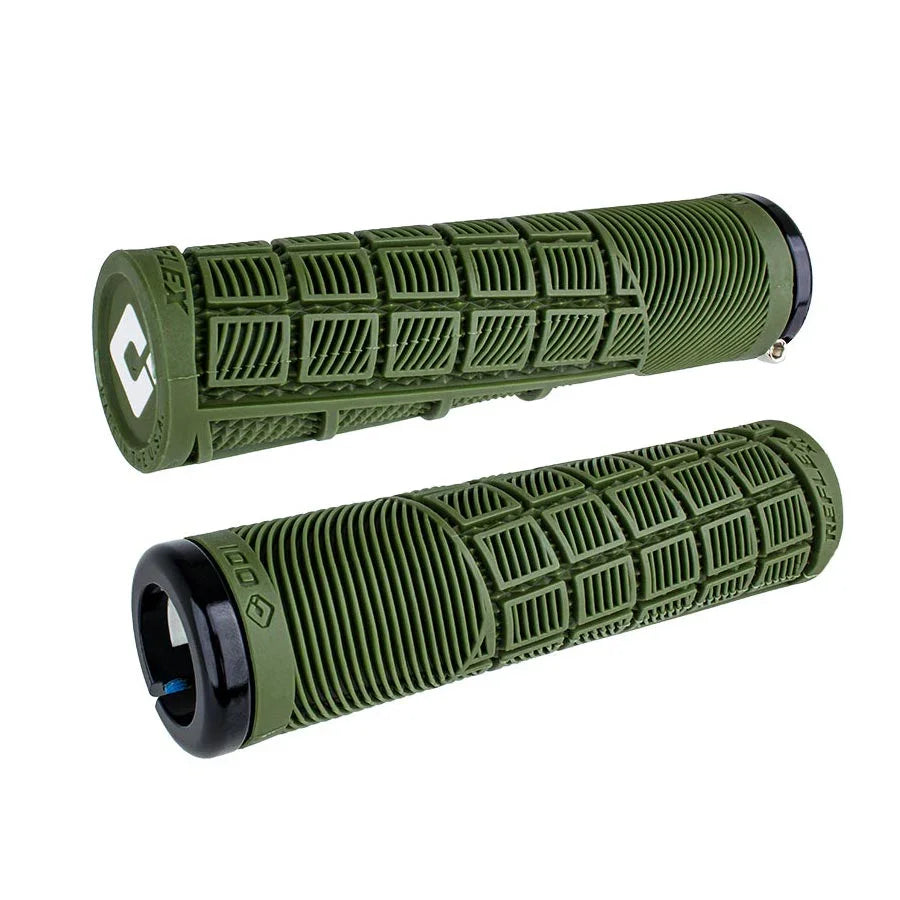 Lock-On MTB Reflex XL Grip - Army Green/Black - Bicycle Warehouse