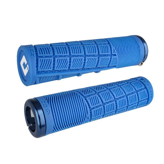Lock-On MTB Reflex XL Grip - Blue/Blue - Bicycle Warehouse