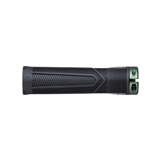 RaceFace Chester Grips - Lock-On Black/Green 31mm - Bicycle Warehouse