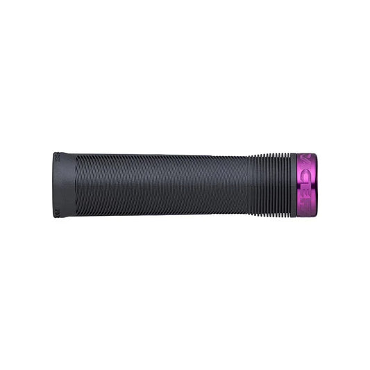 RaceFace Chester Grips - Lock-On Black/Purple 34mm - Bicycle Warehouse