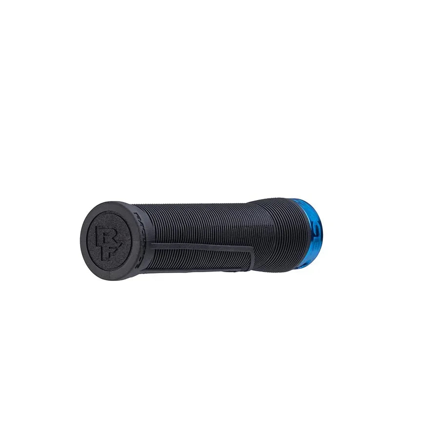 RaceFace Chester Grips - Lock-On Black/Blue 31mm - Bicycle Warehouse