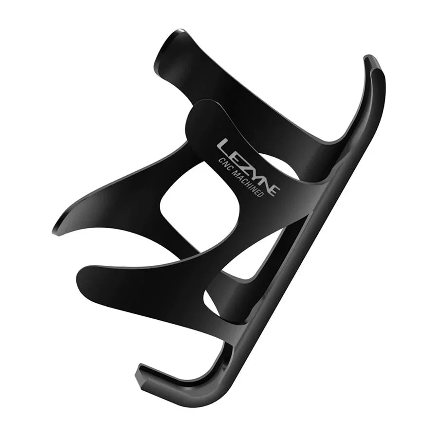 CNC Water Bottle Cage - Aluminum Black - Bicycle Warehouse