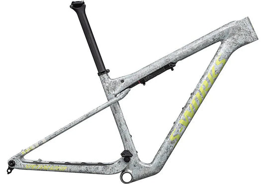 Specialized epic wc S-Works frm frame gloss dune white / ashen grey / sea foam impasto xl - Bicycle Warehouse