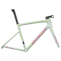 Specialized tarmac sl8 frmset satin ion metallic / sea foam strata / rebel pink 44 - Bicycle Warehouse