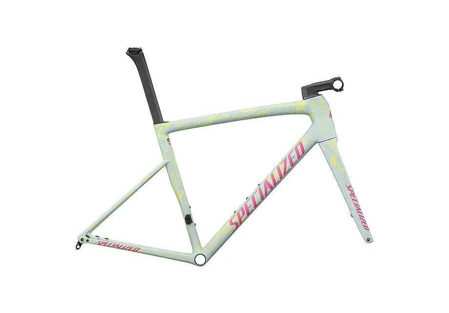 Specialized tarmac sl8 frmset satin ion metallic / sea foam strata / rebel pink 44 - Bicycle Warehouse