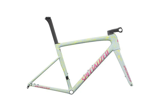 Specialized tarmac sl8 frmset satin ion metallic / sea foam strata / rebel pink 44 - Bicycle Warehouse