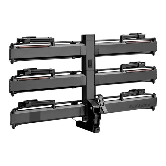 Piston Pro X Hitch Bike Rack Add-On - 1-Bike LED Lights 4-Pin Plug Kashima Coat Galaxy Gray - Bicycle Warehouse