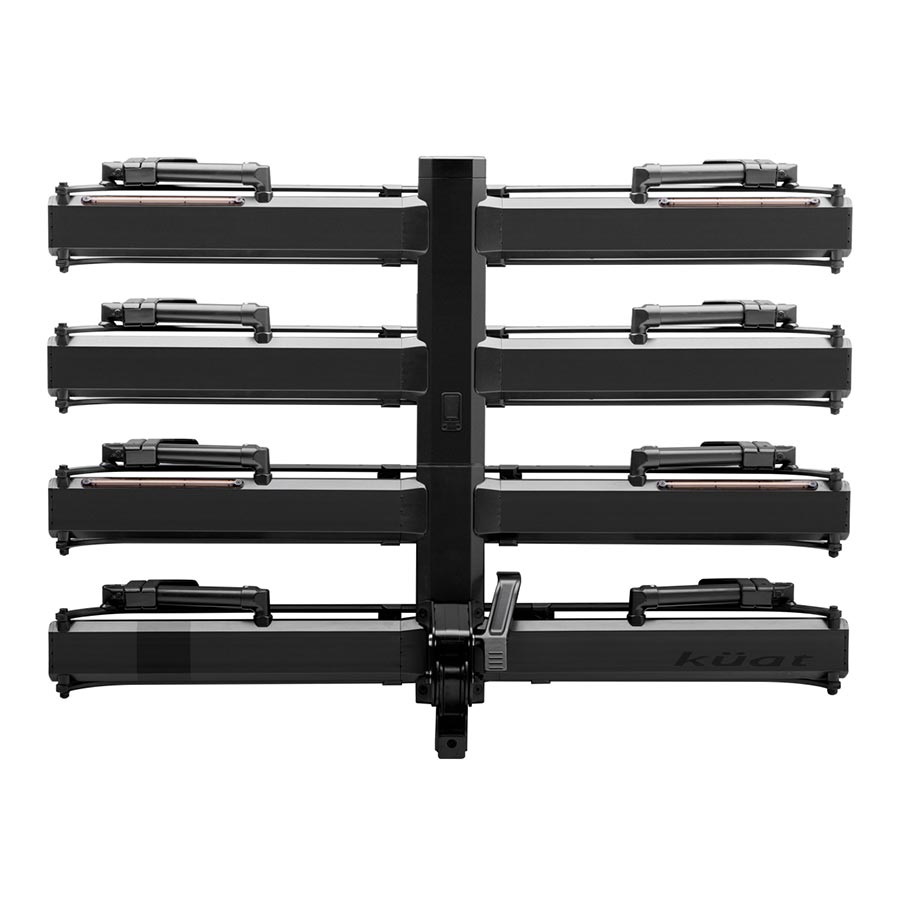 Piston Pro X Hitch Bike Rack Add-On - 2-Bike LED Lights 4-Pin Plug Kashima Coat Galaxy Gray - Bicycle Warehouse