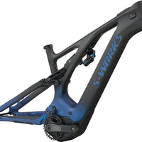 Specialized levo S-Works frmset blue ghost gravity fade / black / light silver s2 - Bicycle Warehouse