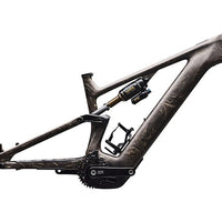 Specialized levo S-Works carbon frmset g4 satin taupe / gunmetal strata / metallic obsidian s6 - Bicycle Warehouse