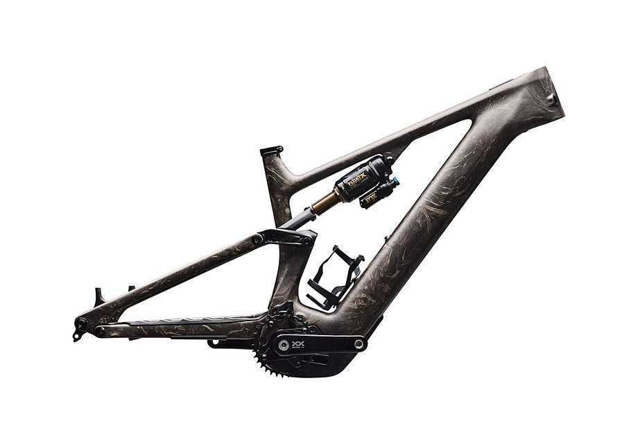 Specialized levo S-Works carbon frmset g4 satin taupe / gunmetal strata / metallic obsidian s6 - Bicycle Warehouse
