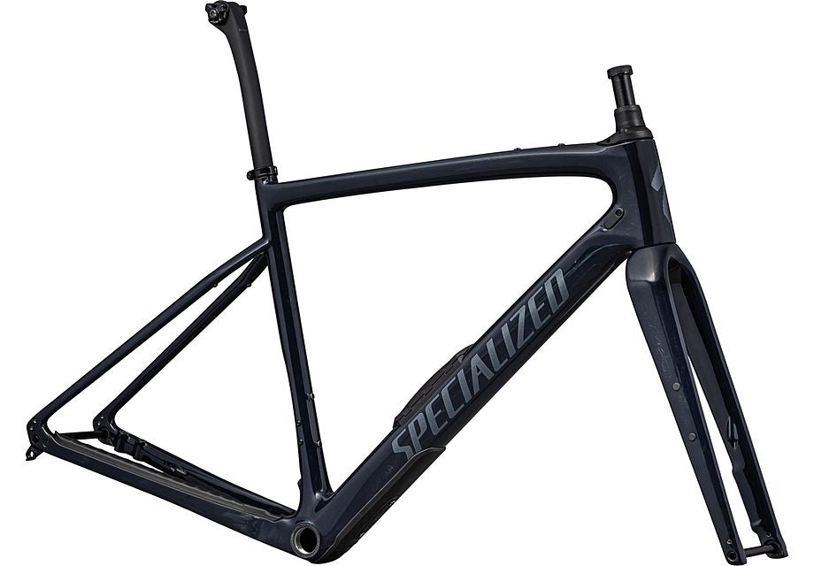 Specialized diverge 9r frmset gloss dark navy granite over carbon/pearl 64 - Bicycle Warehouse