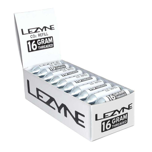 Lezyne CO² Cartridges Threaded 16g 30 units - Bicycle Warehouse