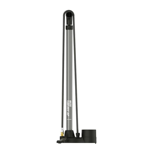 Macro Floor Drive ABS Floor Pump - ABS Chuck 220psi Flat Grey - Bicycle Warehouse