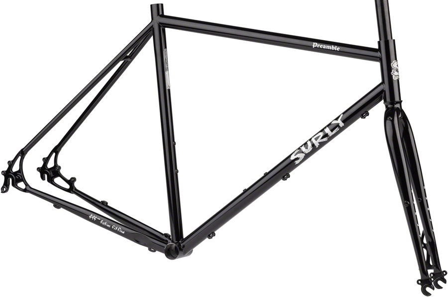 Surly Preamble Frameset - 700c Steel Hi-Viz Black X-Large