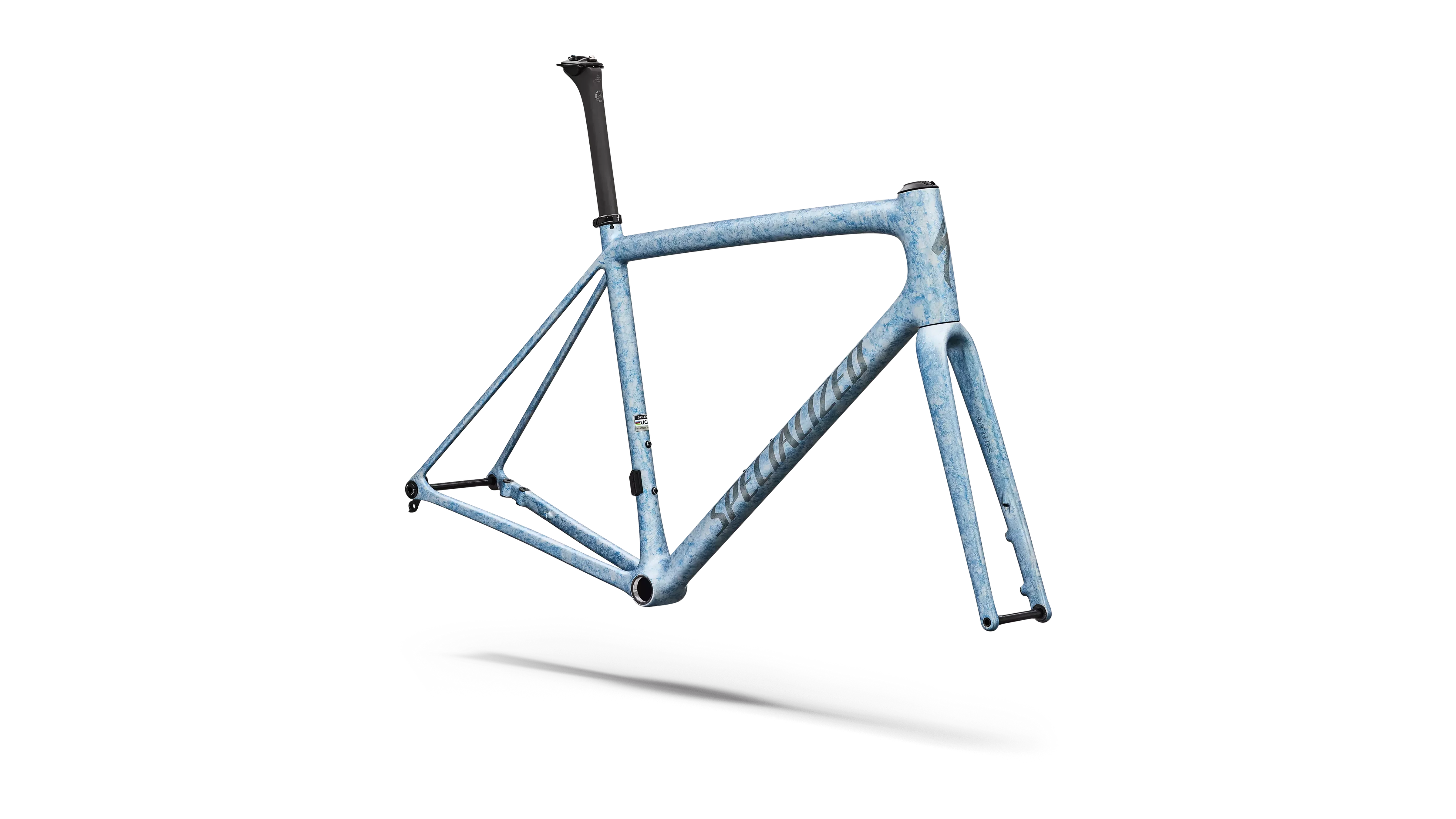 Specialized Aethos 2 Frameset - Satin Silver Dust - Bicycle Warehouse