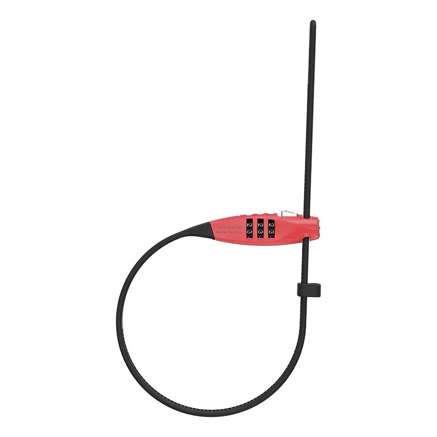 Combiflex Travel Guard Combo Lock - Red - Bicycle Warehouse