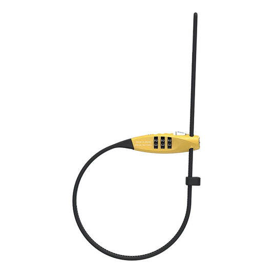 Combiflex TravelGuard Cable lock Combination 4mm 45cm Yellow - Bicycle Warehouse